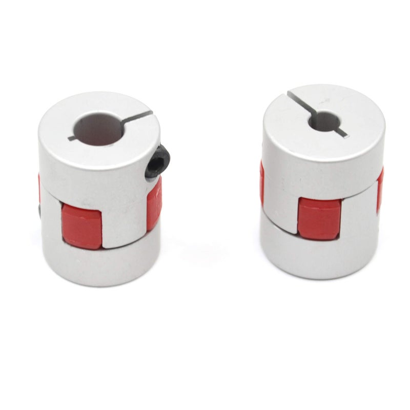 Befenybay 2PCS 5mm to 8mm Aluminium Plum Flexible Shaft Coupling D20 L25 Connector Flexible Coupler for CNC Machine and Servo Stepped Motorï¼ˆ5x8mmï¼‰ - Image 4